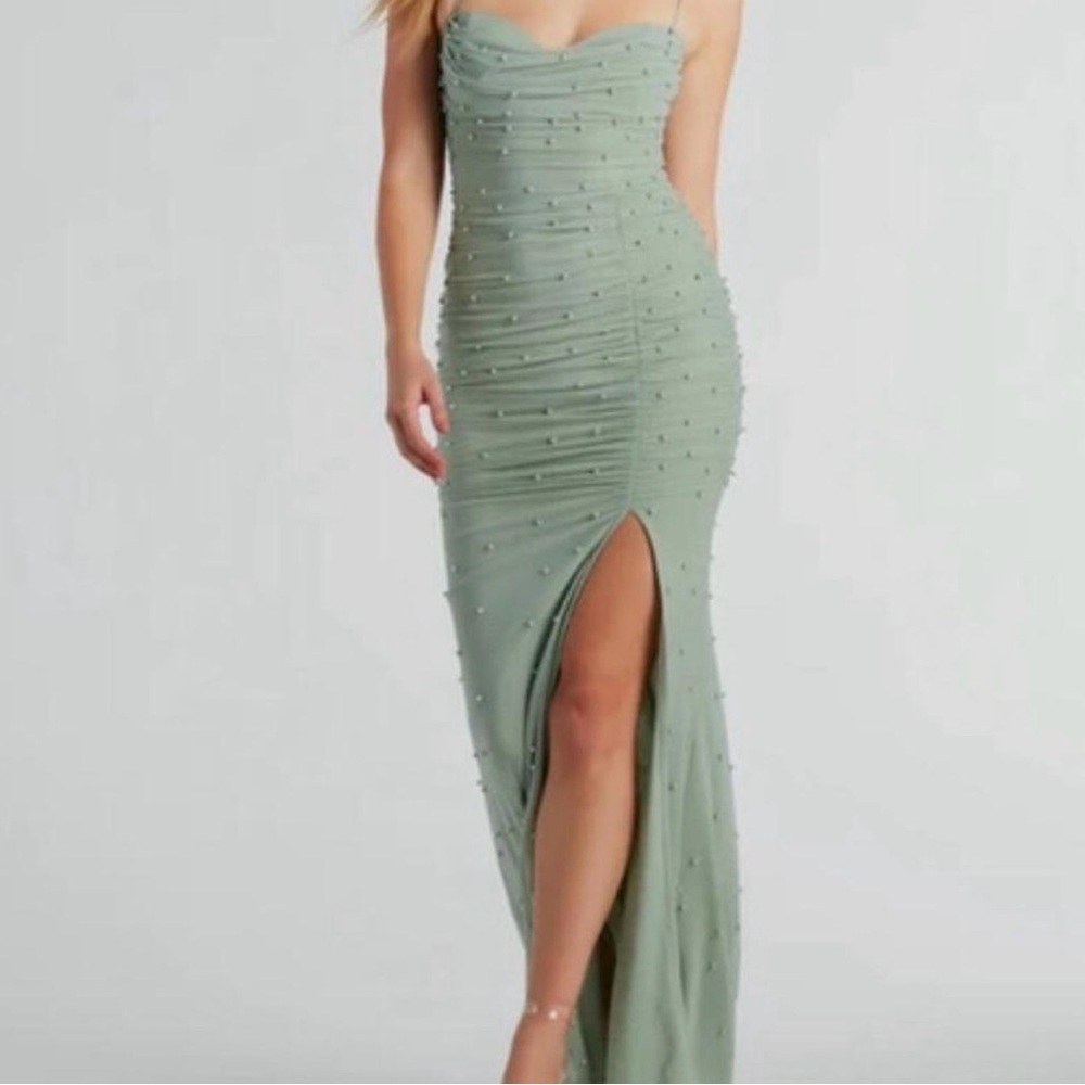 Windsor Sage Green Maxi Dress